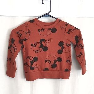 Disney Mickey Mouse toddler Sweatshirt Size 4